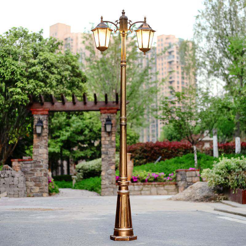 户观外欧庭米院灯3防水小区路灯花园式别墅道路家用双无品牌/头高