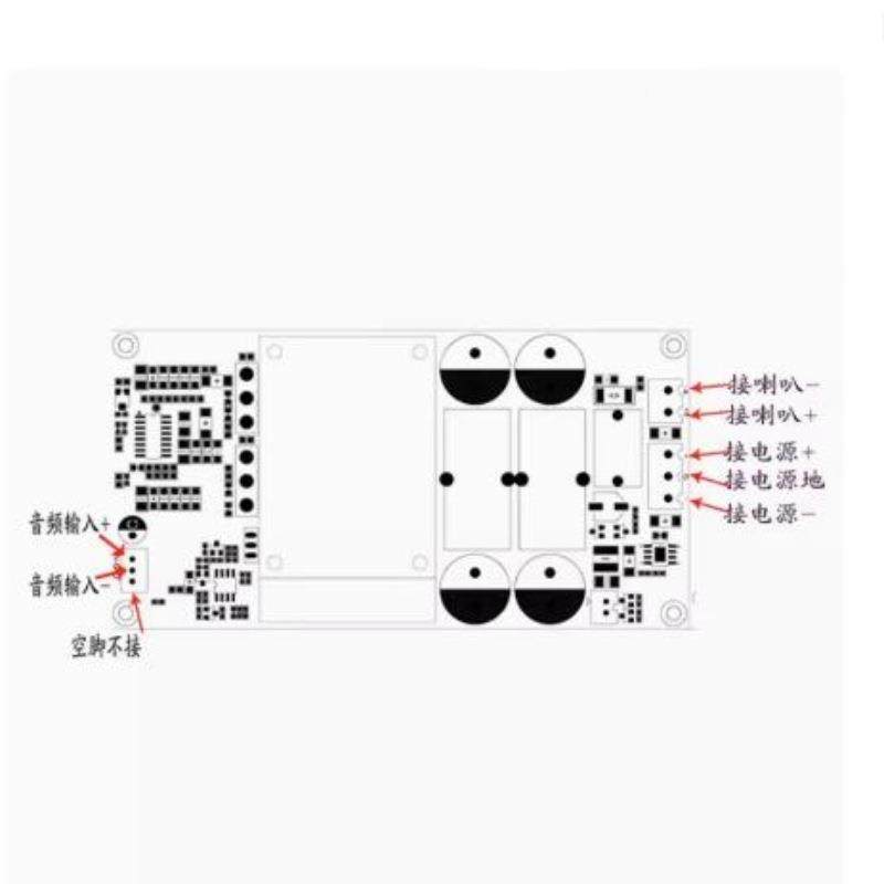 000W大功率IRS2092S字功放1低VEX音炮单声道台功放板HIF数I发舞烧