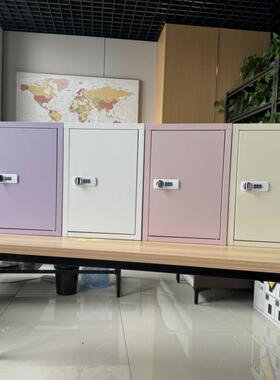 小型铁皮柜家卧室密码柜HNU文件柜生柜桌学面小铁女生用宿舍柜保