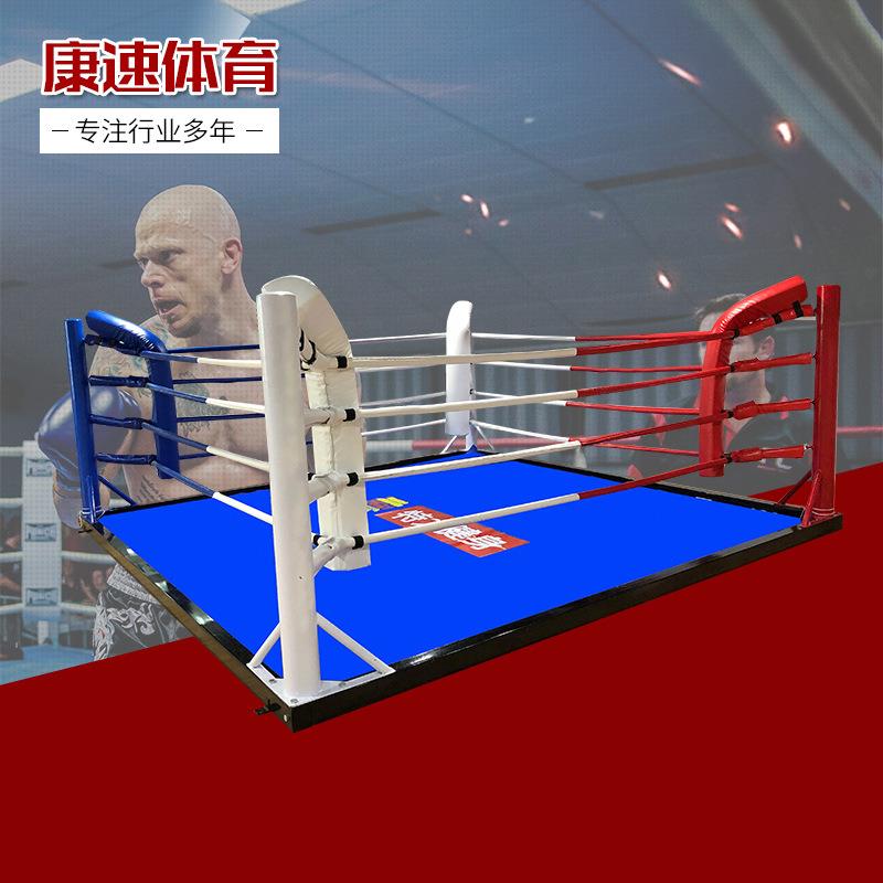 加工落地式拳击台散打擂台落地式拳击台拳击台围绳