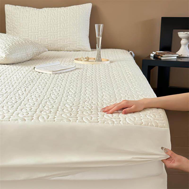 50支双股全棉夹棉床垫保护套轻奢绗缝床罩纯色全包围床笠,纺织面料/辅料/配套,纺织机械配件,淘宝优惠券,粉丝福利购,淘宝优惠卷