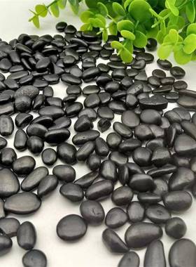 供应黑色雨花石五彩鹅卵石庭院造景工程铺路铺面石园林景观石