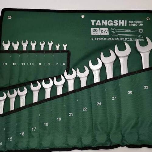 两用扳手套装6-32整套组合大全一头梅花一头开口汽修磨砂机修工具