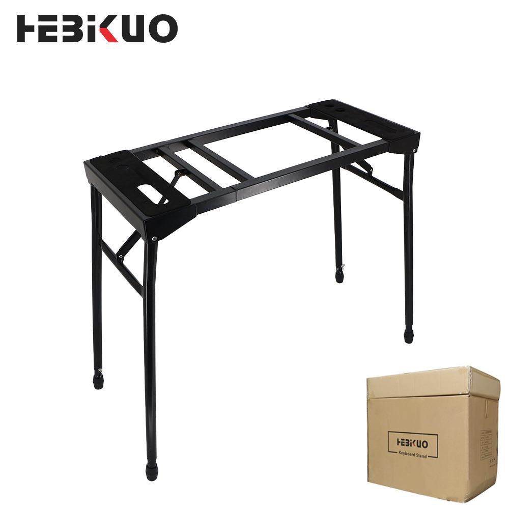 伸缩形折叠电子琴架双层键盘架通用伸缩乐器配件电钢琴支架生产琴