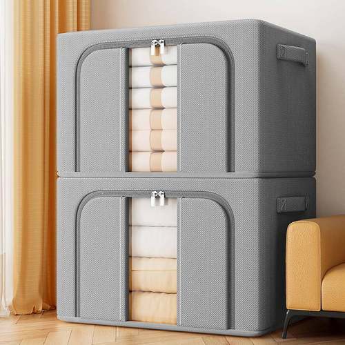 衣服收纳箱整理盒子大容量装家用衣物百纳箱被子折叠玩承钧日