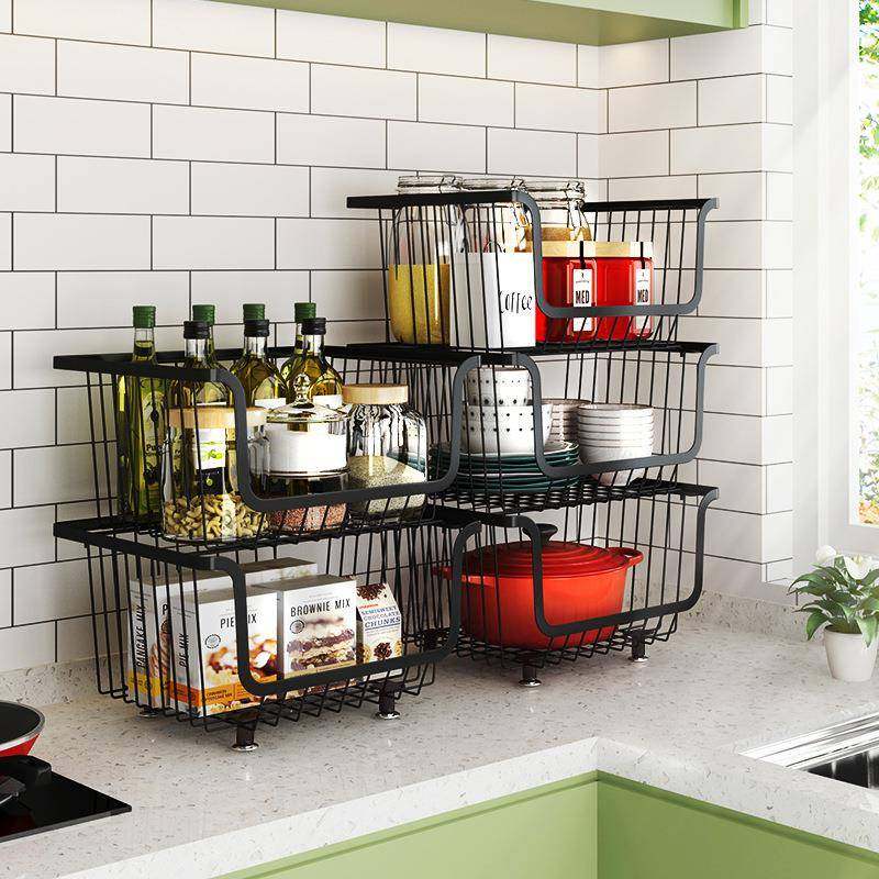 厨房水果蔬菜收纳置物架不锈钢多层用品调料碗碟收纳架果蔬收纳,纺织面料/辅料/配套,纺织机械配件,淘宝优惠券,粉丝福利购,淘宝优惠卷