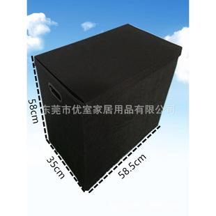 热销带盖双格无纺布可折叠脏衣收纳筒换洗衣物分类收纳箱