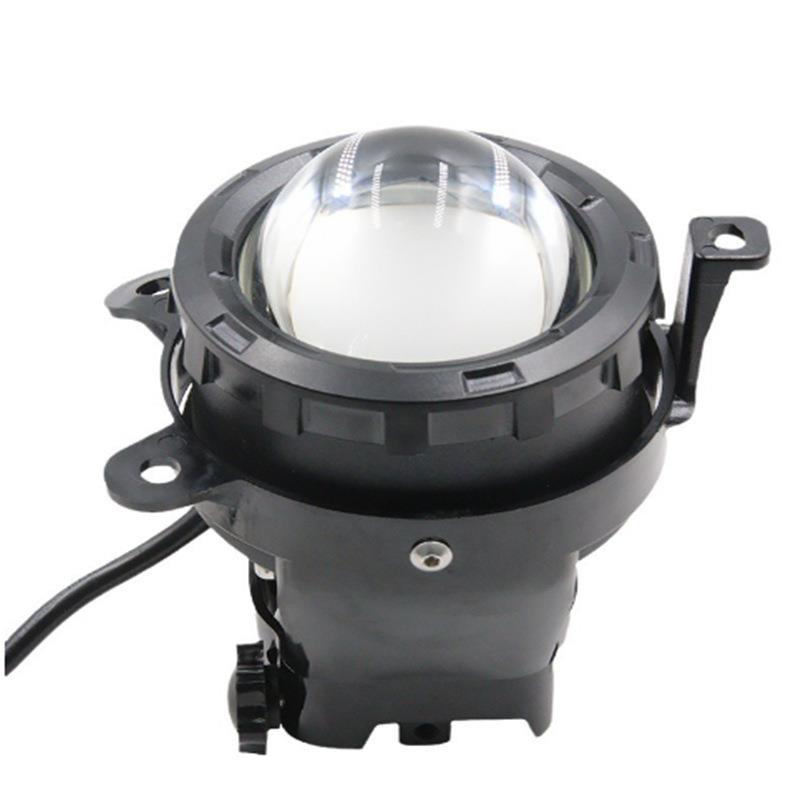 新款J1雾灯双光透镜55W3.0寸超亮led雾灯泡3.0寸通用