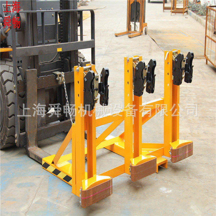 DG1500D黑宽绷带型油桶夹具三桶六夹重载型油桶起重搬运夹