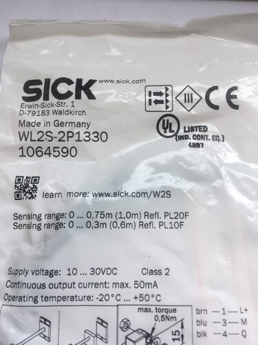 光电开关 WL2S-2P1330