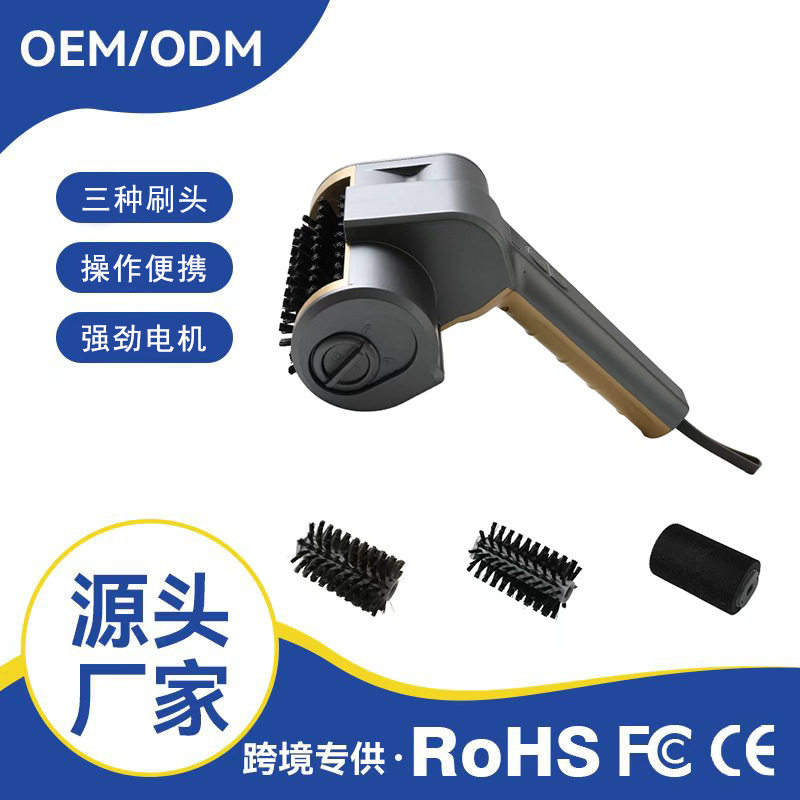 烧烤清洁器刷无刷旋转烧烤刷多功能烧烤清洗刷现货批发