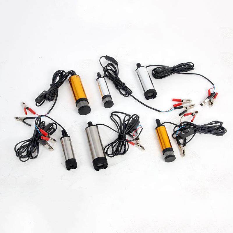 便携式电动柴油泵微型潜水泵潜油泵小型抽水泵出售