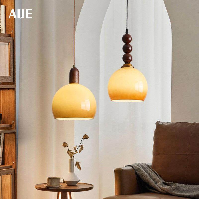 法式复古全光谱卧室床头吊灯中古诧寂风民宿餐厅吧台柿子小吊灯,收纳整理,烫衣板及配件,淘宝优惠券,粉丝福利购,淘宝优惠卷