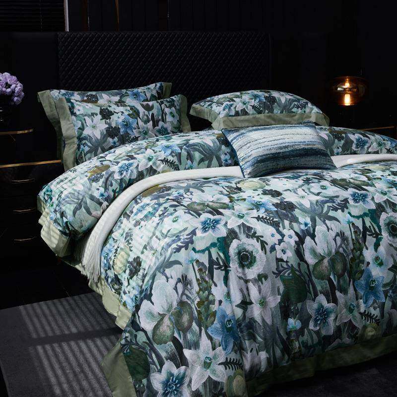 美式数码印花超柔裸睡级被套床品高级感纯棉长绒棉四件套家纺,纺织面料/辅料/配套,纺织机械配件,淘宝优惠券,粉丝福利购,淘宝优惠卷