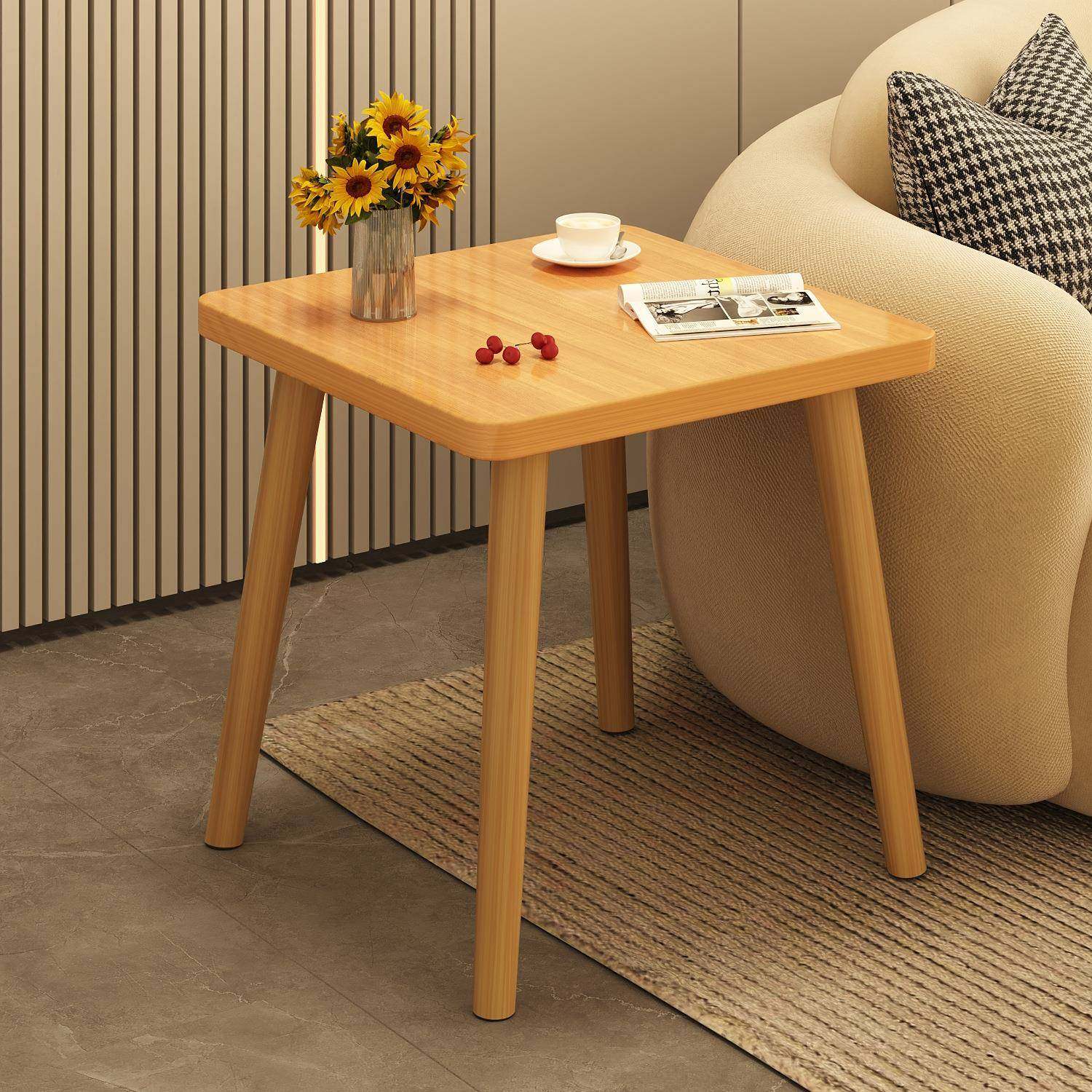 小方桌茶几桌子出租屋用小户型简易正方形实木腿阳台茶桌沙发边几,纺织面料/辅料/配套,纺织机械配件,淘宝优惠券,粉丝福利购,淘宝优惠卷