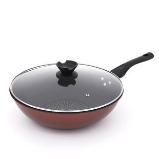 防烫少油烟炒菜锅易清洗家用不挑炉灶钻技锅精铁不粘锅炒锅