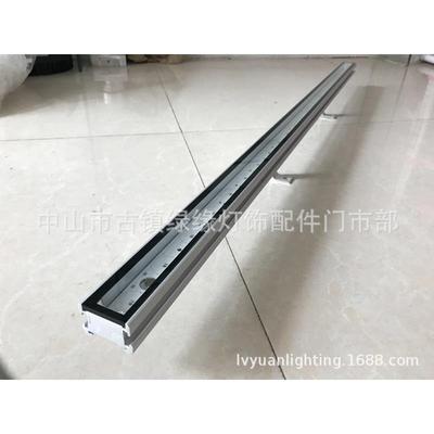 供应宽40mm高28mm低压24V3030灯珠24w堵头全防水洗墙灯外壳