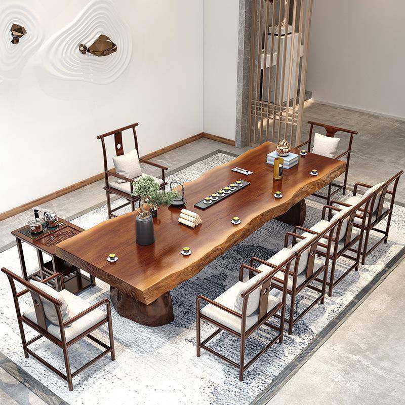 新中式实木茶桌全套客厅办公茶几家用一体泡茶桌子茶台桌椅组合,农用物资,其他肥料,淘宝优惠券,粉丝福利购,淘宝优惠卷