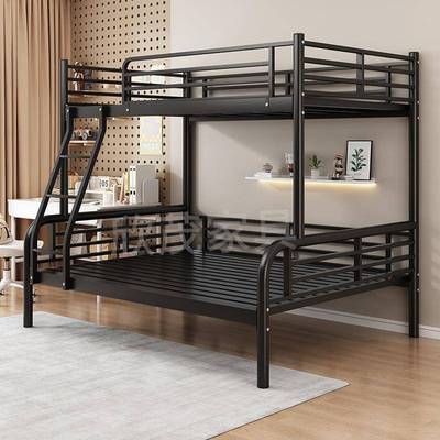 批上下铺子母床铁床小户型铁床1米5上下铺铁架床上下床两层床公
