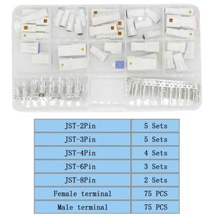 188Pcs/19套JST02R-JWPF-VSLE2/3/4/6/8PinJST02T03R04R