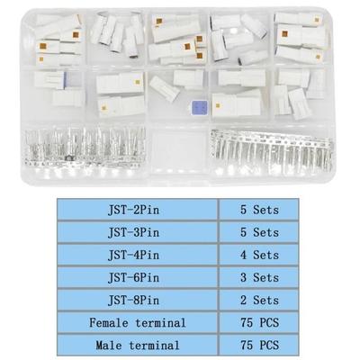 188Pcs/19套JST02R-JWPF-VSLE2/3/4/6/8PinJST02T03R04R