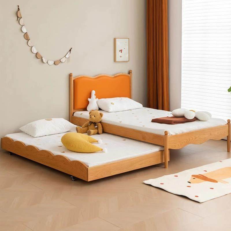 北美樱桃木全实木子母拖床日式黑胡桃木多功能抽拉伸缩软包儿童床,农用物资,其他肥料,淘宝优惠券,粉丝福利购,淘宝优惠卷