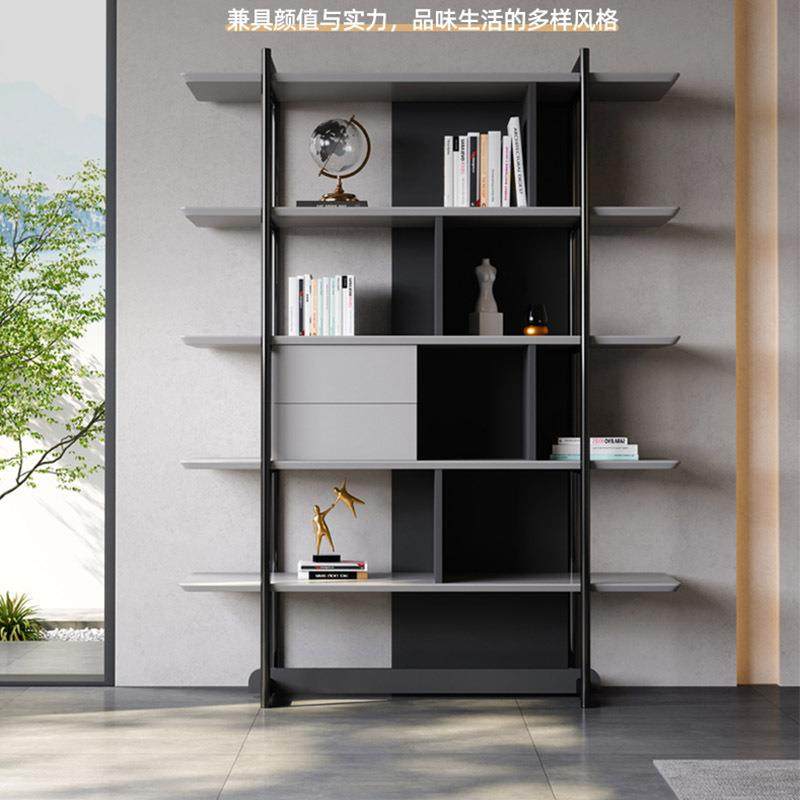 简约书柜不锈钢置物架家用收纳书架一体靠墙立架多层带柜门展示柜,节庆用品/礼品,新娘配件,淘宝优惠券,粉丝福利购,淘宝优惠卷
