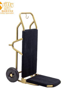 专业生产SITTY斯迪92G.2102钛金304不锈钢手推行李车