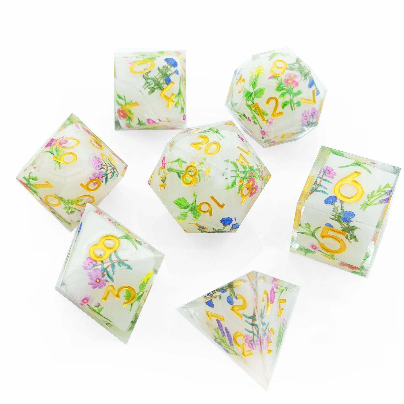 新款锋利的骰中骰色子DND龙与地下城角色扮演TRPG多面体树脂骰,电子元器件市场,其它元器件,淘宝优惠券,粉丝福利购,淘宝优惠卷