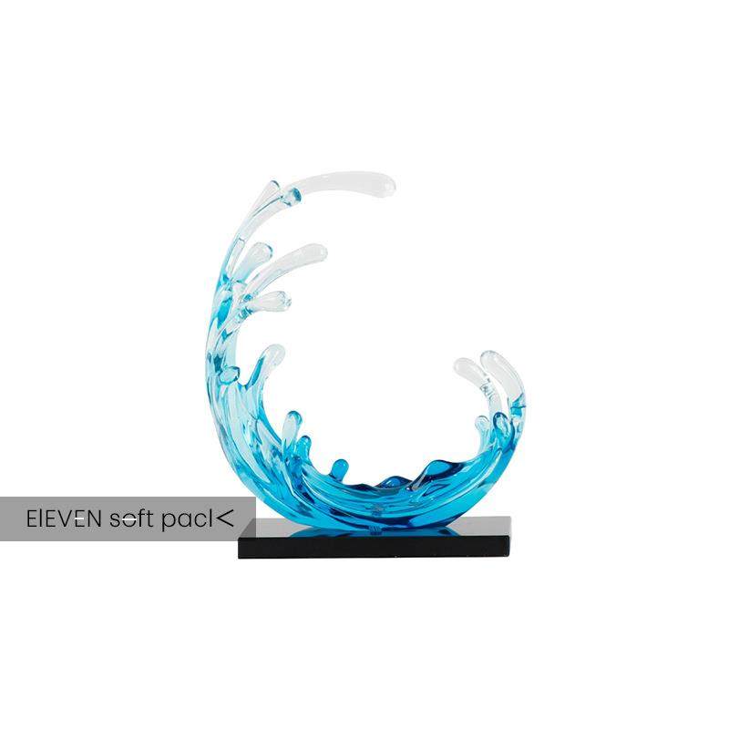 风生水起摆件高档轻奢家居饰品高级感酒柜电视柜玄关办公室装饰品