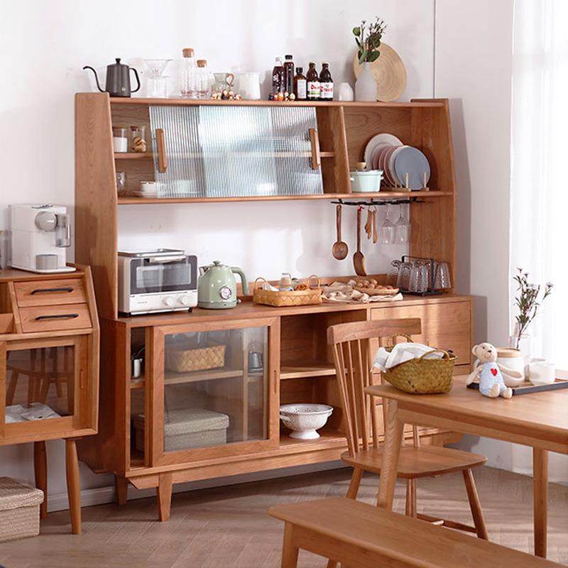 现代简约实木樱桃木餐边柜北欧高柜茶水柜客厅置物储物柜餐边桌,纺织面料/辅料/配套,纺织机械配件,淘宝优惠券,粉丝福利购,淘宝优惠卷