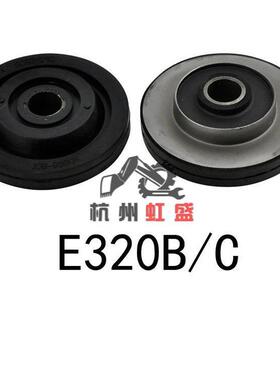 机脚胶适用E320B/C-320D/330D挖机机脚胶发动机前/后机脚