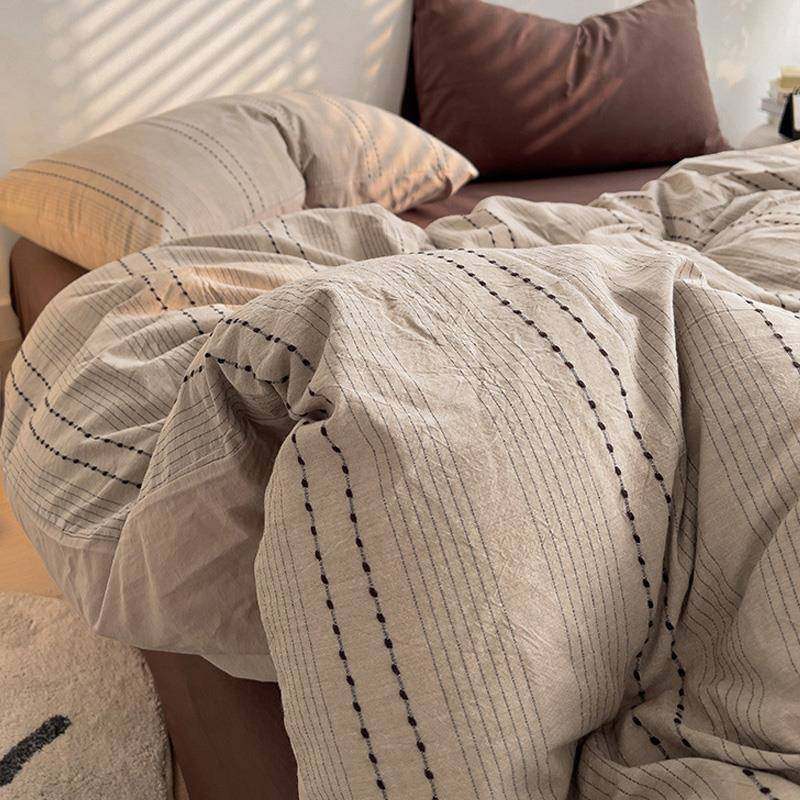 美拉德提花全棉双层纱四件套秋冬100纯棉床上被套床单三件套床笠4,机械设备,其他机械设备,淘宝优惠券,粉丝福利购,淘宝优惠卷