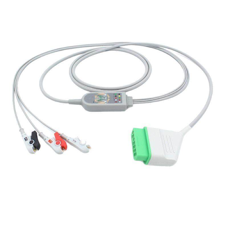 适用于欧美达S/5B450I一体3导夹子心电导联线监护仪导线5导扣子,机械设备,其他机械设备,淘宝优惠券,粉丝福利购,淘宝优惠卷