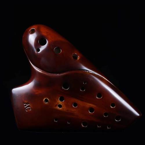 三管AC陶笛专业演奏型陶笛乐器熏烧中音C调宽音域笛子