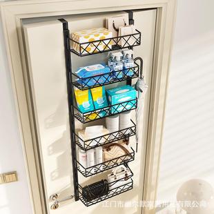 门后挂钩加长免打孔门挂钩门后挂架门后收纳置物架挂篮门后挂衣架