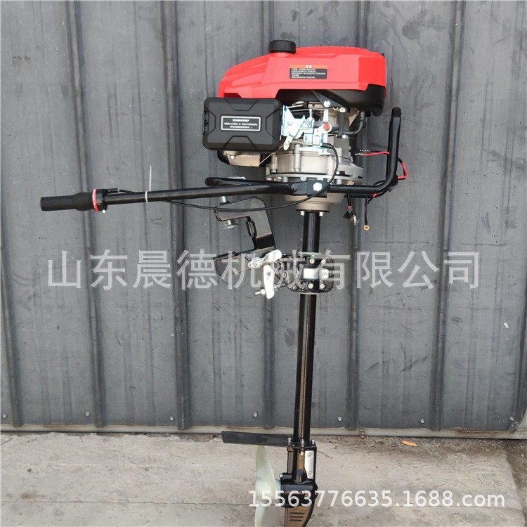 8马力汽油挂桨机船用水下推进器四冲程外挂机