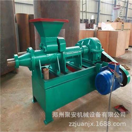 冲压式空心碳粉煤棒机高温碳粉挤压制棒机螺旋煤炭兰炭挤压机