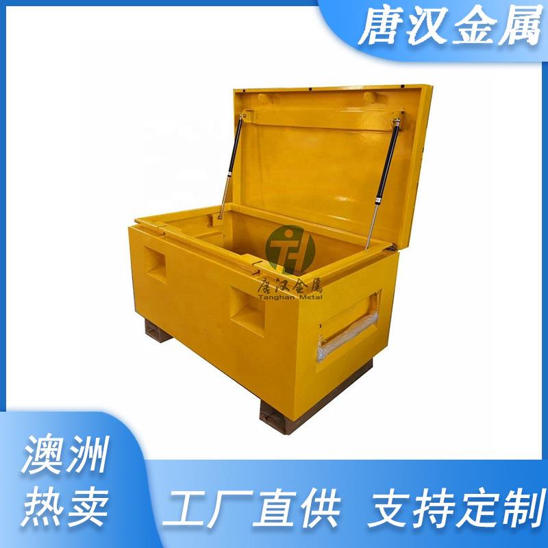 出口澳洲金属铁质重载卡车工具箱皮卡工地两用可带脚轮加厚收纳