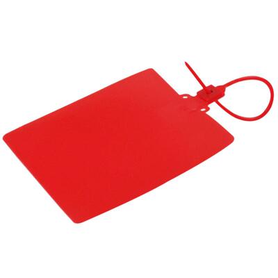 赛拓物流标牌红色80*100mmX100根0488-38