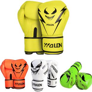 五龙拳击手套成人散打搏击手套儿童打沙袋泰拳男女训练拳击套