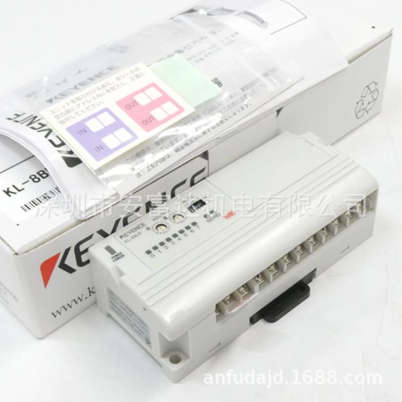KEYENCE/基恩士KL-8BLR带中继功能的螺钉端子台继电器输出8点