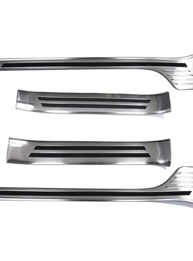 适用于22款诺亚NOAH/VOXY90系门槛条改装4件不锈钢迎宾踏板片右驾