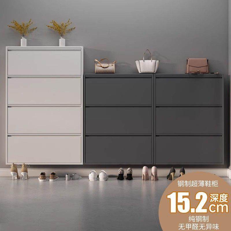 入户斗鞋柜款1家2见详情cm钢制防用入户门口玄关翻一体靠墙尘窄鞋