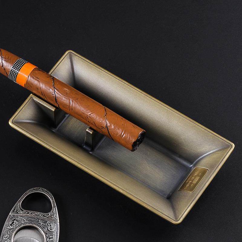 JIEN季G风雪茄灰311F缸古巴雪茄锌合金金属烟槽大号烟灰缸JF-073,家居饰品,装饰烟灰缸,淘宝优惠券,粉丝福利购,淘宝优惠卷