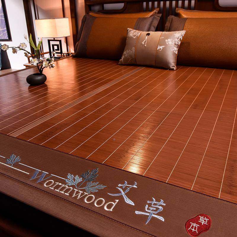 凉席竹夏季双面折ZJXY叠学生草席1竹.8米全床家用席凉席席子厂家