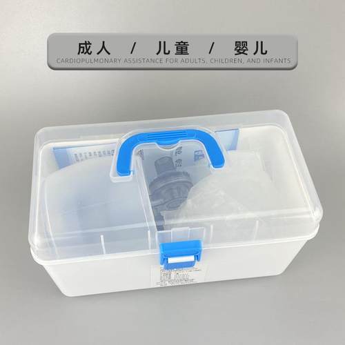 硅囊胶简易呼55吸器气套装人工呼吸复苏救护车配空气置呼吸复苏球