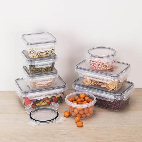 保盒厨房料鲜罐食品储存五谷杂粮收935纳盒透塑明密封罐饭盒罐20
