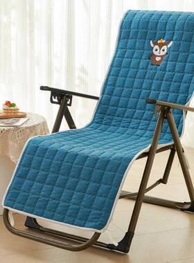 冬季锦FS757517棉躺椅垫子加厚冬天办公室秋午垫睡坐午休背一体折