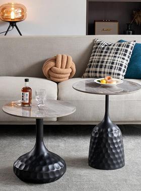 发北欧沙角边几简约小户型客厅圆BAJ-T08-形铁艺边茶几组合卧几室